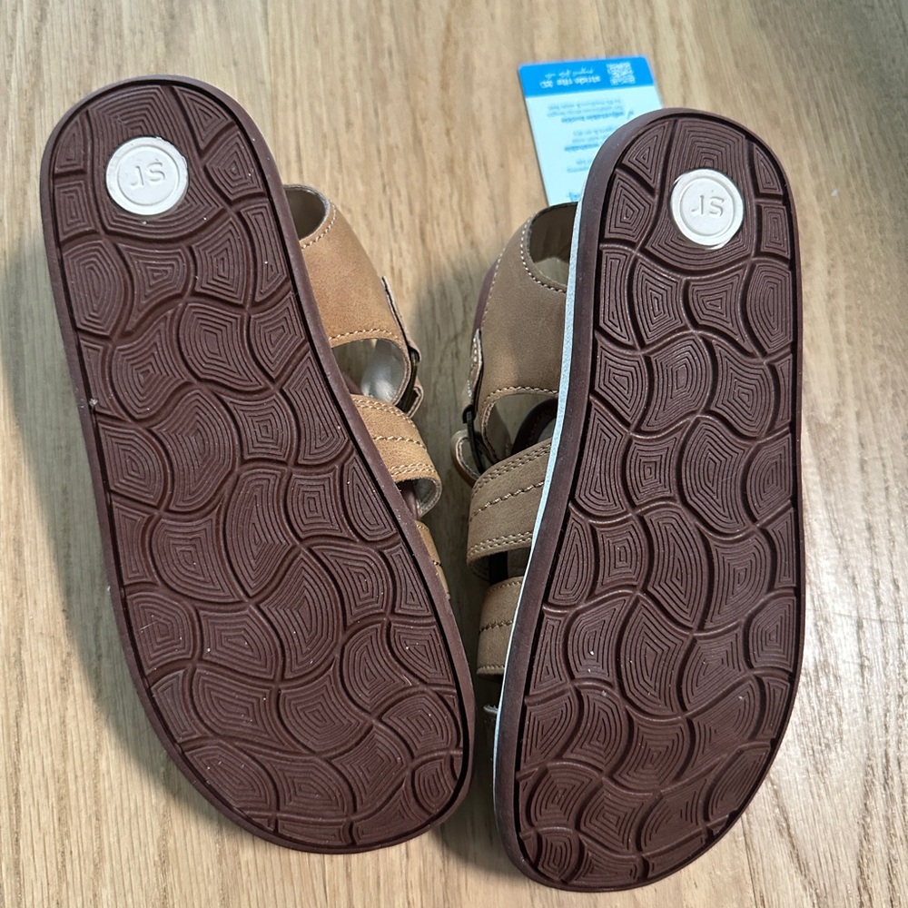 Stride Rite Tan Kids Sandals size 13 - Picture 5 of 6